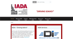 Desktop Screenshot of idahoada.org