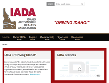 Tablet Screenshot of idahoada.org